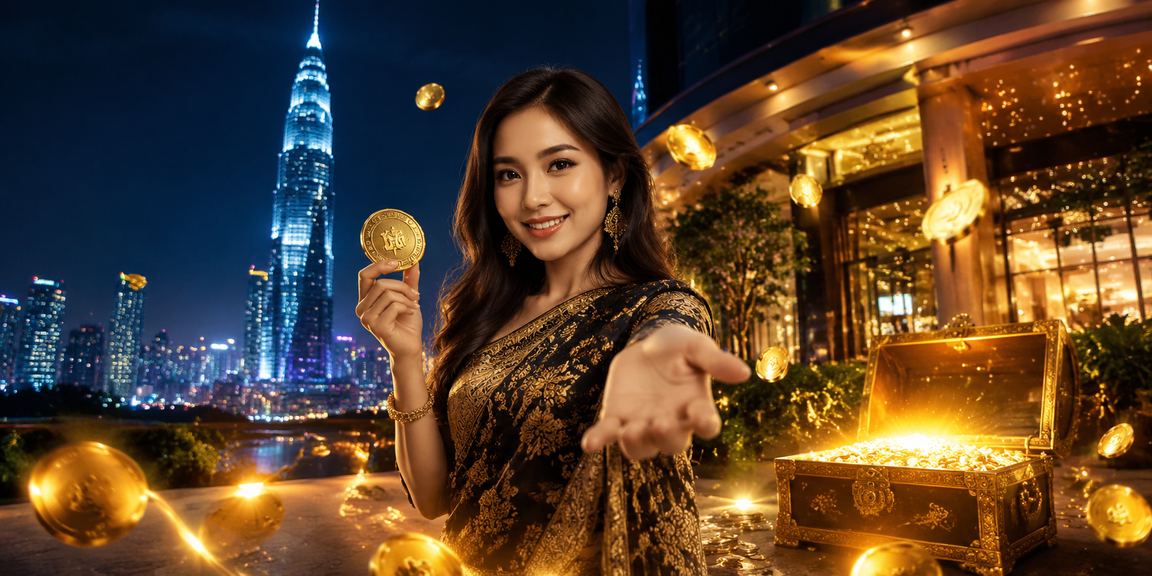 Suasana hiburan kasino mewah di Kuala Lumpur dengan pencahayaan moden dan eksklusif